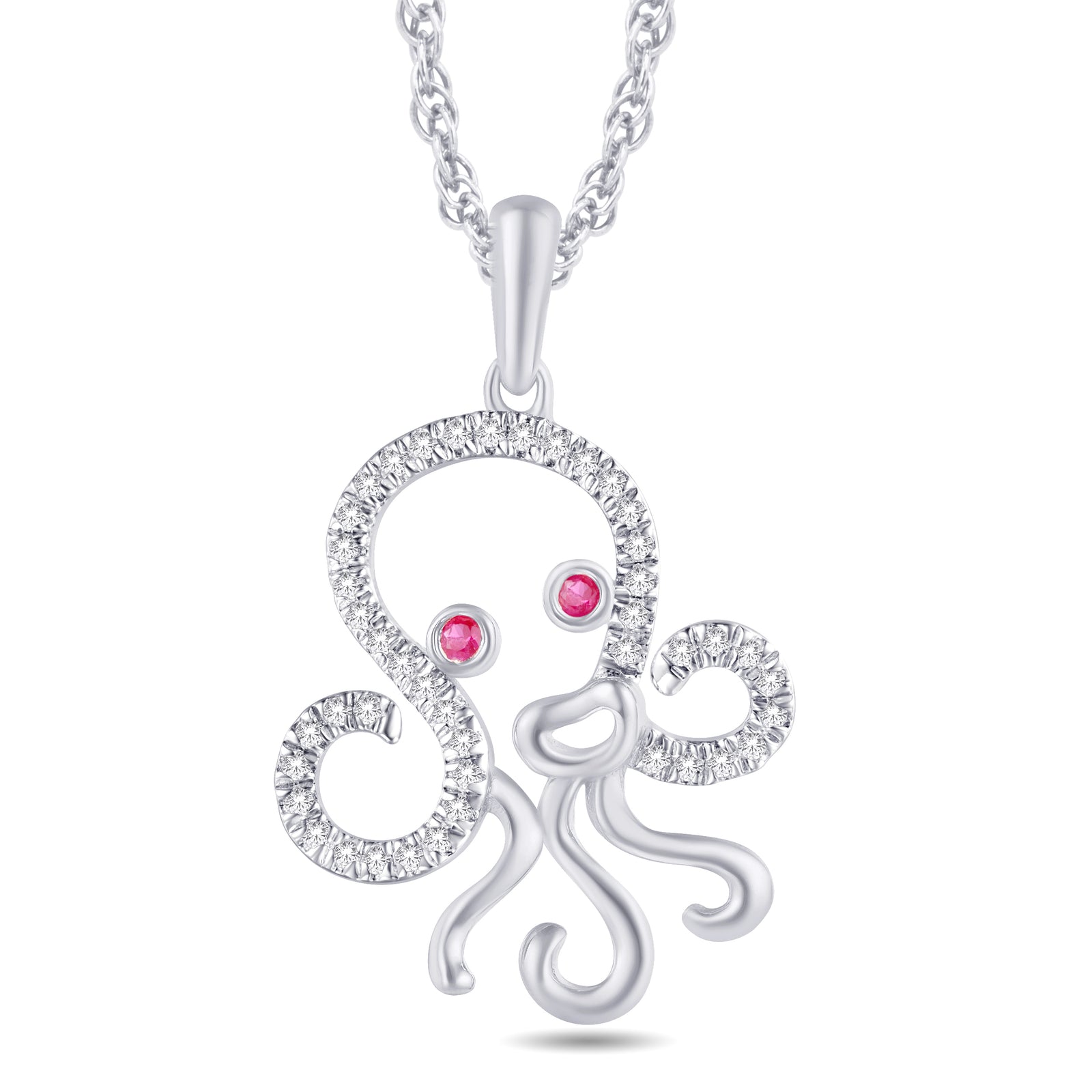 10KT-0.13CTW PENDANT