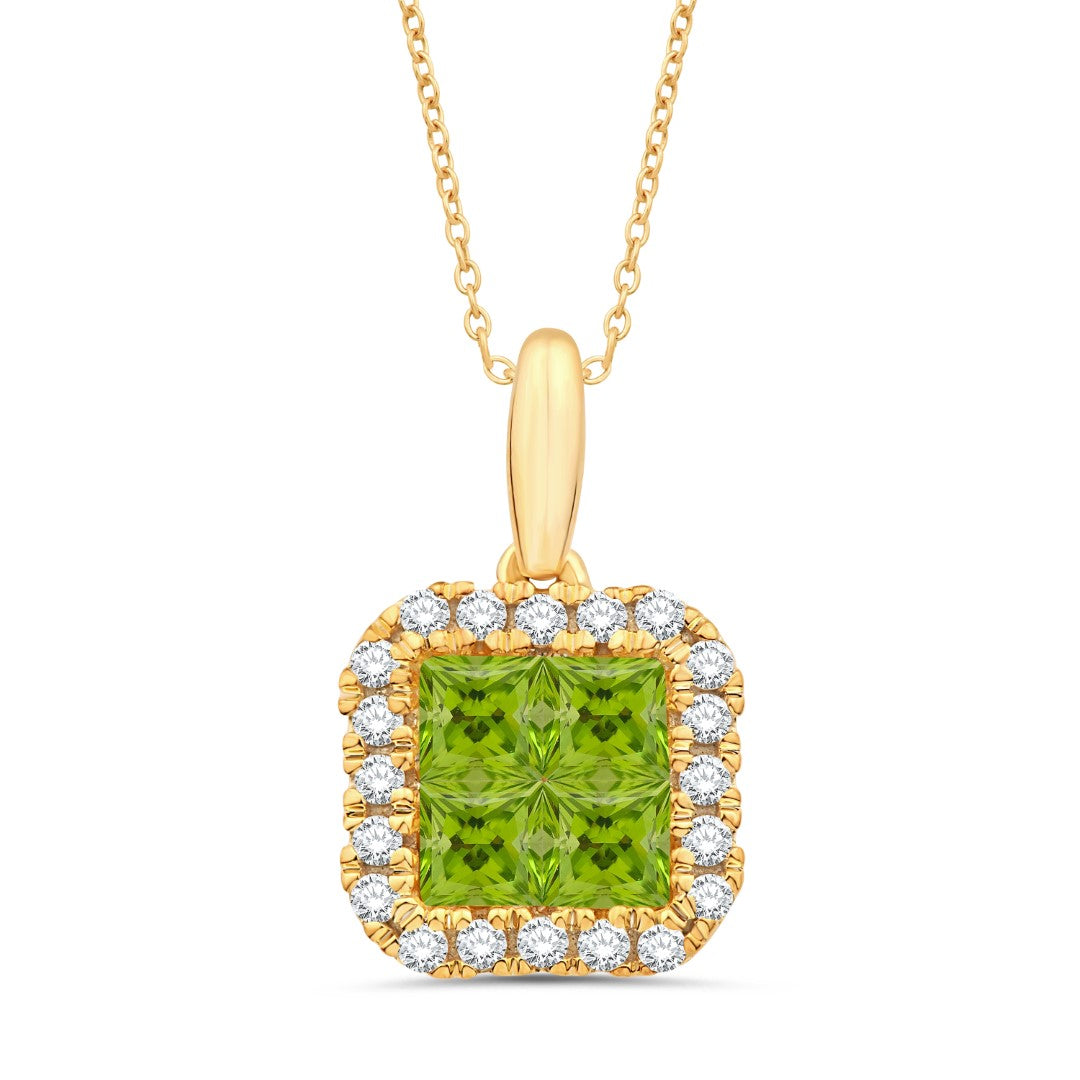14KT-0.99CTW PENDANT